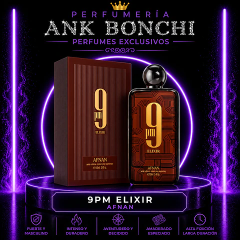 9pm elixir 100ml edp hombre 