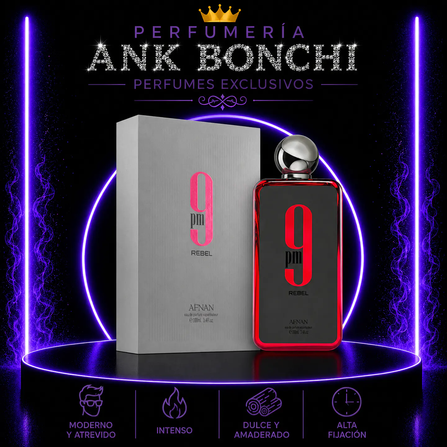 9pm rebel 100ml edp  1