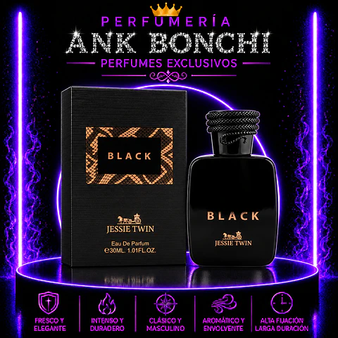 black Jessie Twin 30ml edp (dupe hawas black)