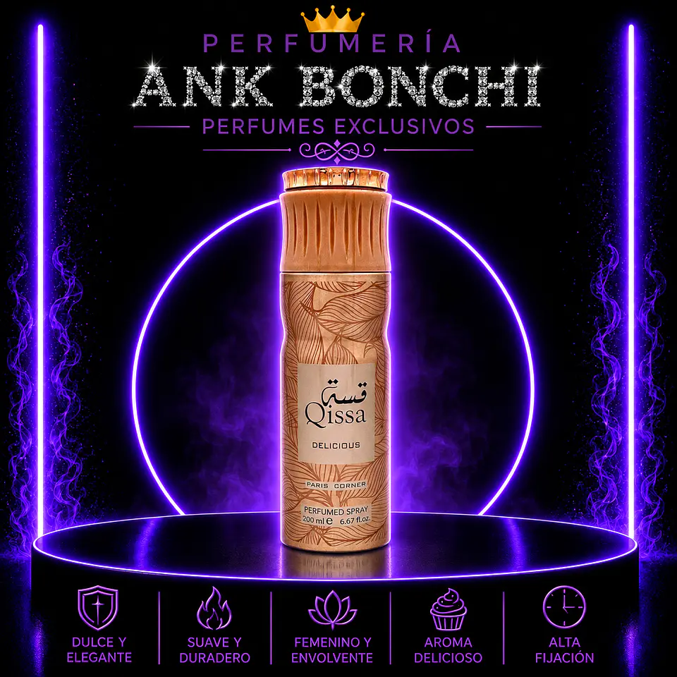 Qissa delicious Paris corner 200ml Spray (mujer) 1