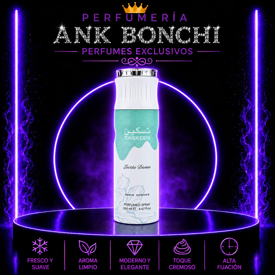 Taskeen Lactea Divina Paris corner 200ml Spray  1