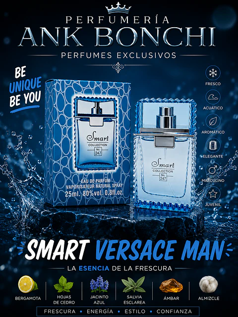 Smart Collection No.247 – Versace eau fraiche Hombre EDP 25 ml