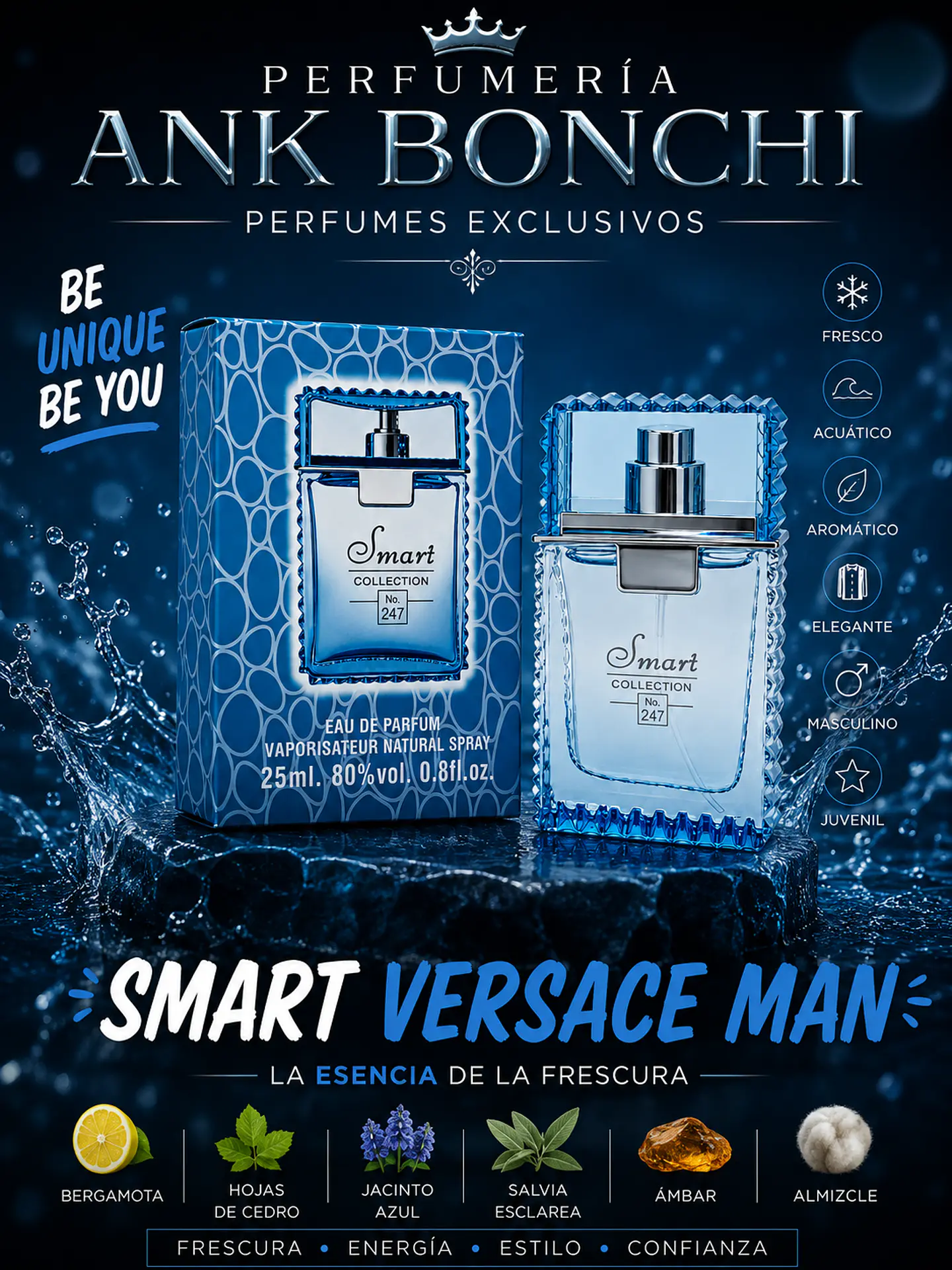 Smart Collection No.247 – Versace eau fraiche Hombre EDP 25 ml 1