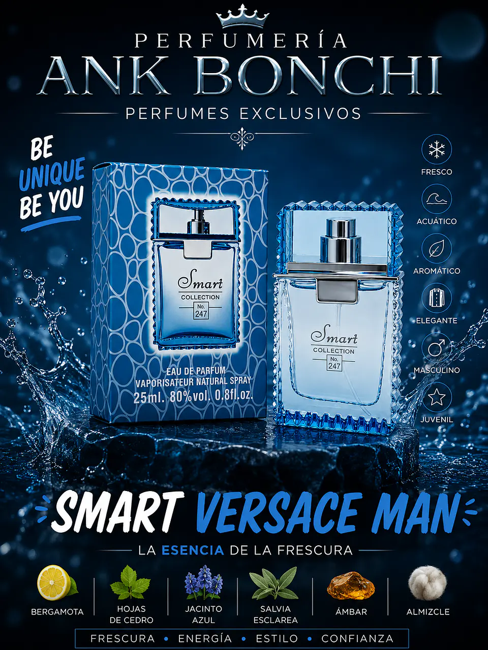 Smart Collection No.247 – Versace eau fraiche Hombre EDP 25 ml 1