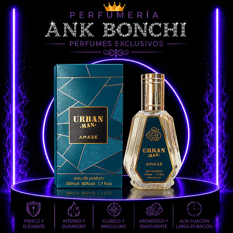 URBAN MAN AMAZE FRAGRANCE WORLD 50ML EDP (HOMBRE)