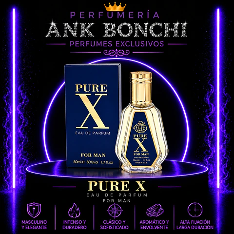 Fragrance World Pure X For Man Edp 50Ml Hombre (Pure Xs Rabanne)