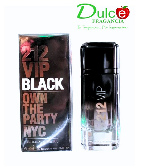 212 VIP Black Carolina Herrera 100 Ml Eau de parfum
