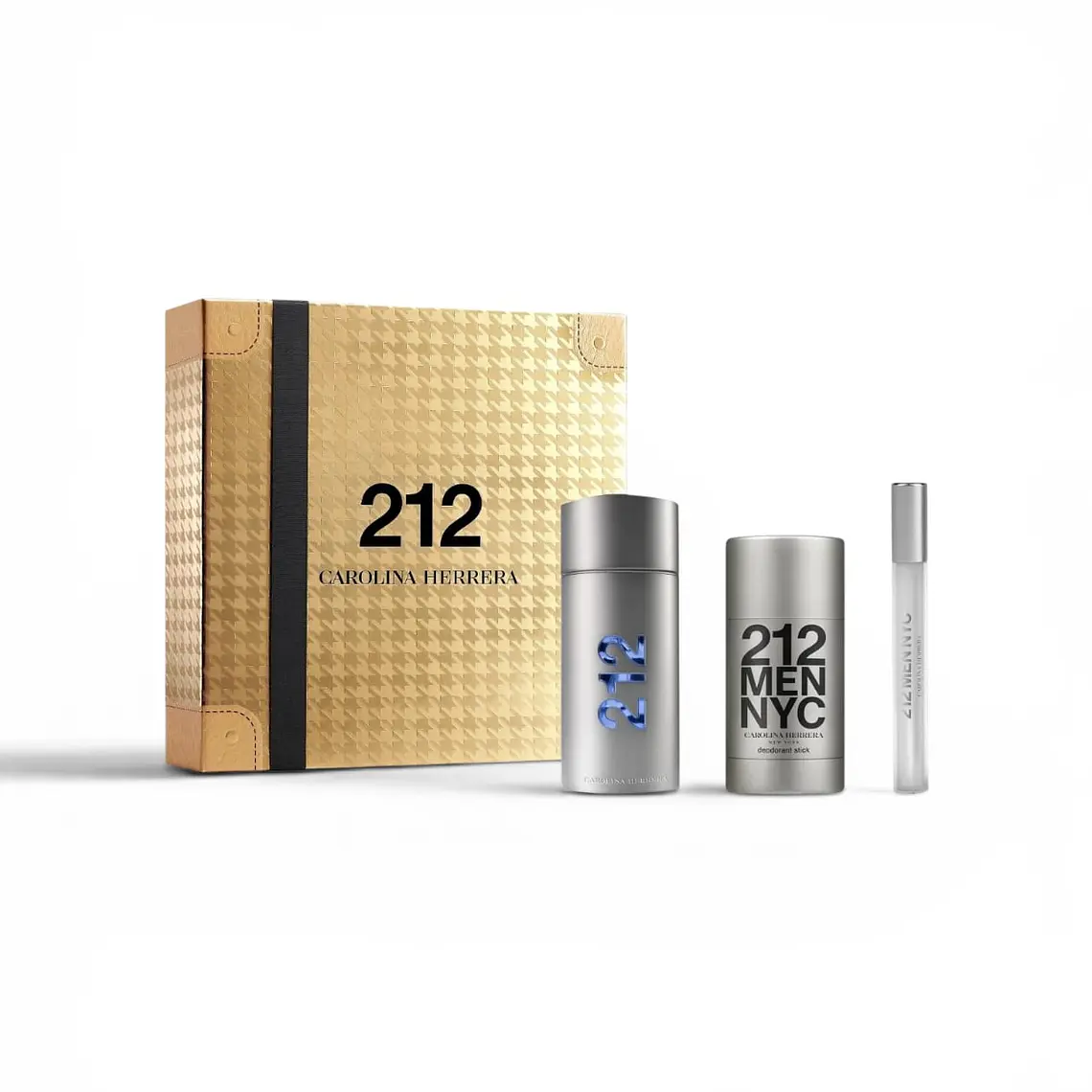 Carolina herrera 212 nyc men edt set 100 ml + 10 ml 75 ml  1