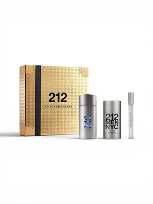Carolina herrera 212 nyc men edt set 100 ml + 10 ml 75 ml 