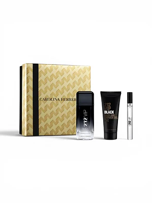 Carolina herrera 212 vip black edp set 100 ml + 10 ml + 75 ml