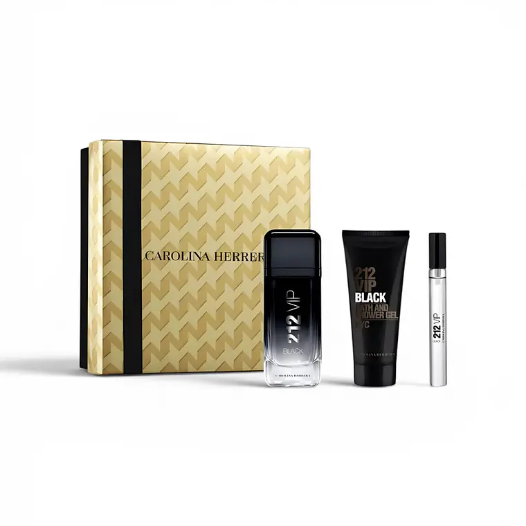 Carolina herrera 212 vip black edp set 100 ml + 10 ml + 75 ml 1