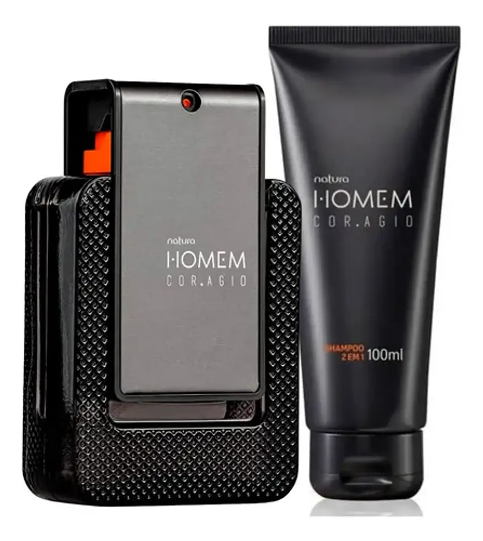 kit Homem Coragio Natura  100ml 2