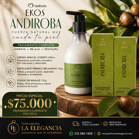 Kit Natura Ekos Andiroba