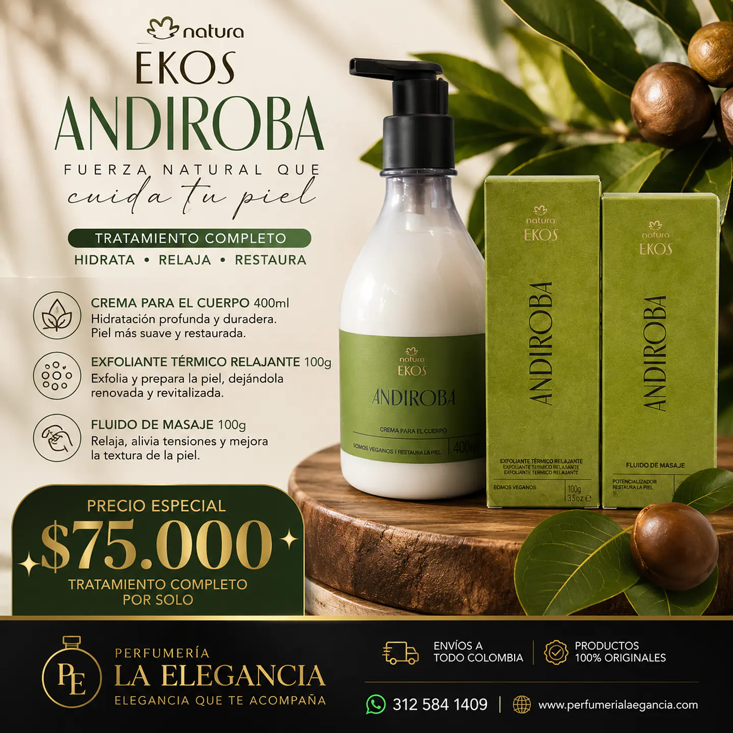 Kit Natura Ekos Andiroba 1