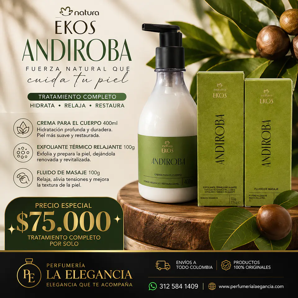 Kit Natura Ekos Andiroba 1