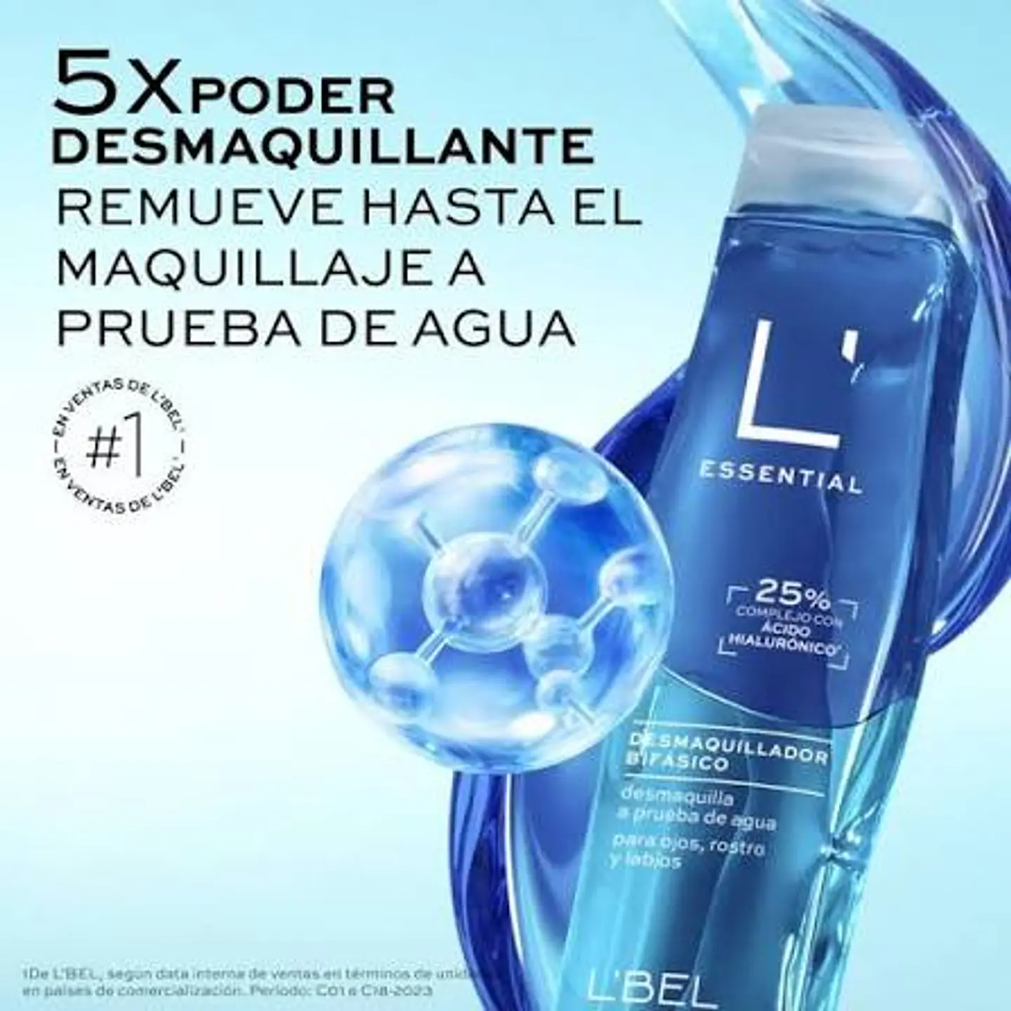 Desmaquillador Essential de L'Bel de 125 ml 2