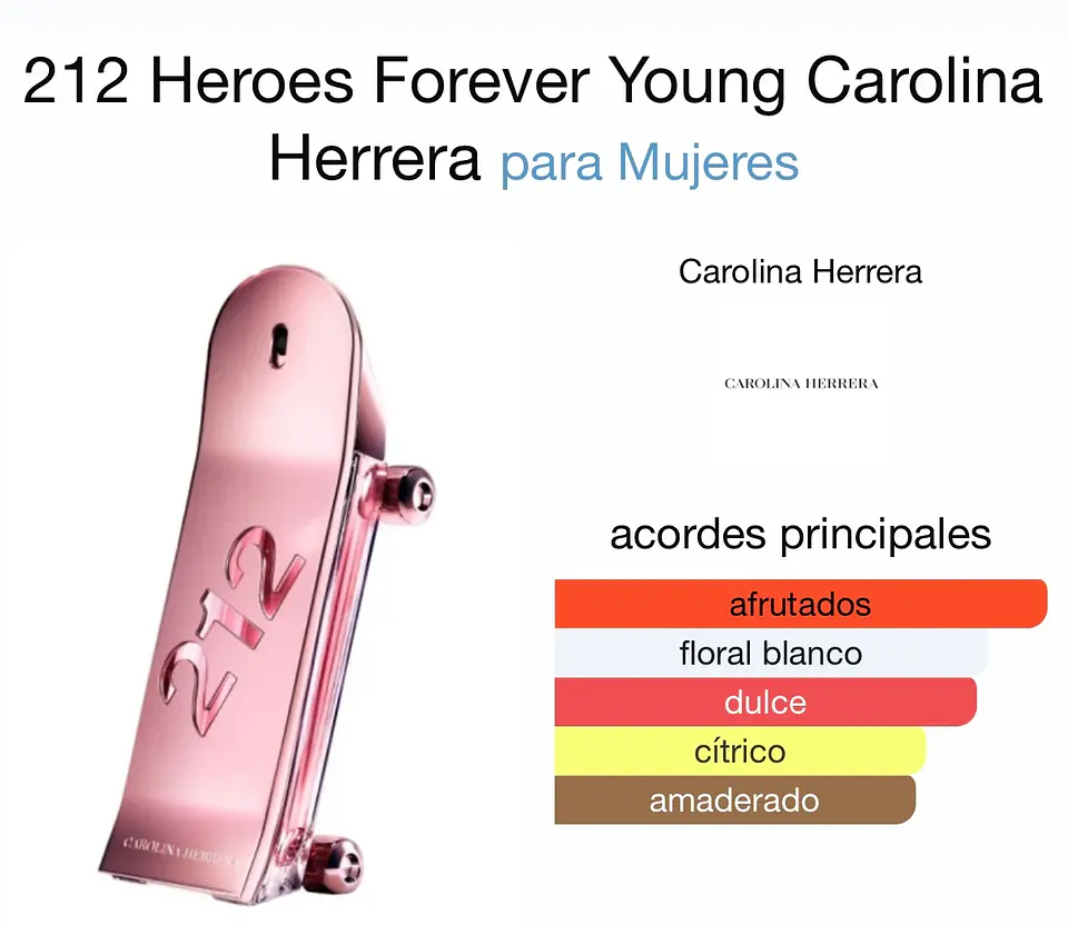 Carolina Herrera 212 Forever young Mujer 80ml 3