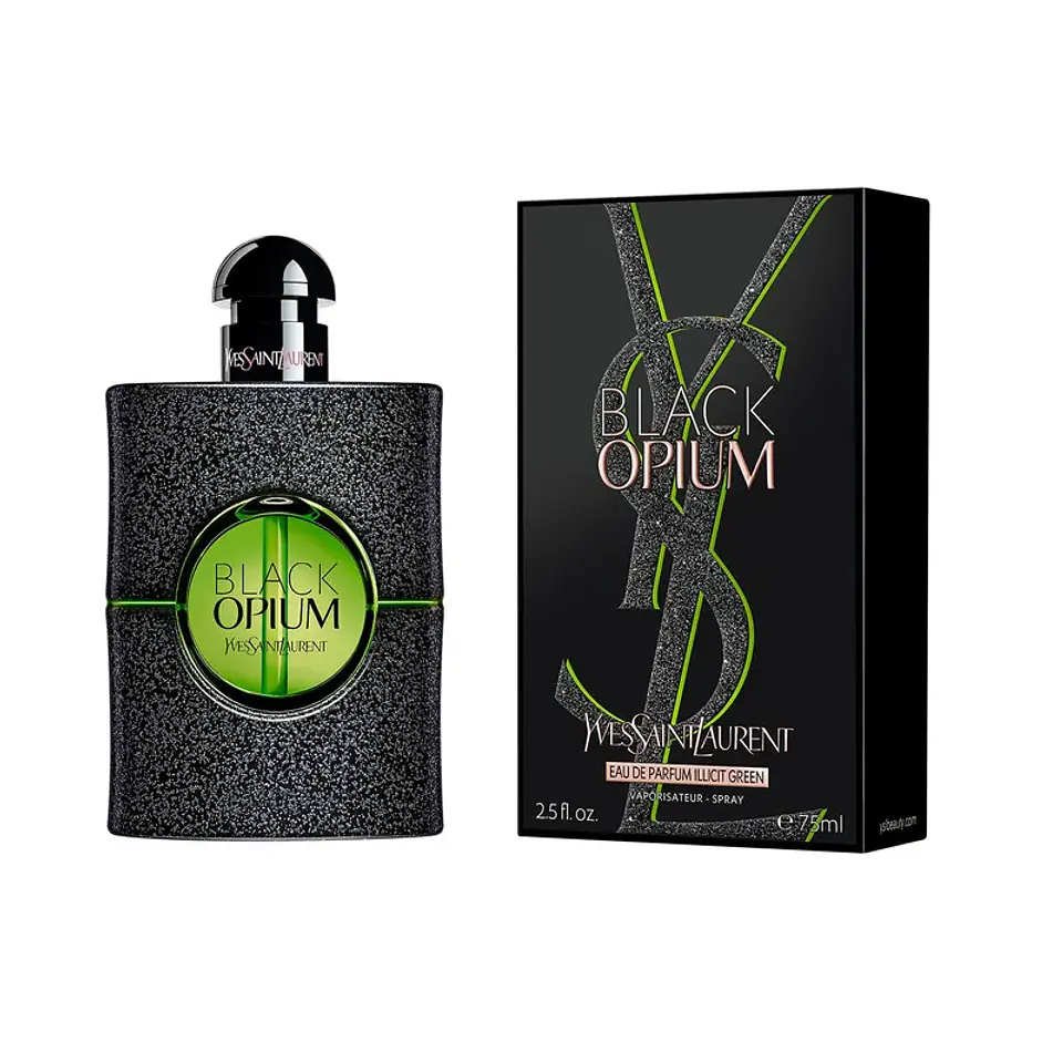 Yves Saint Laurent Black Opium Edp Illicit Green 75 ml Mujer  1