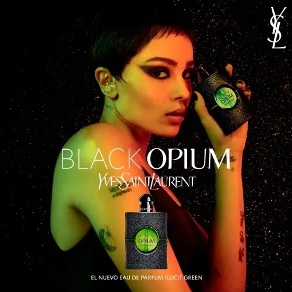 Yves Saint Laurent Black Opium Edp Illicit Green 75 ml Mujer  5