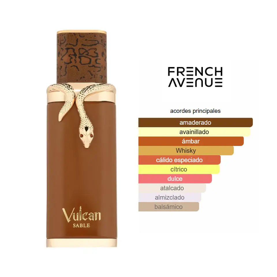 French Avenue Vulcan Sable Edp 100ml Hombre 3