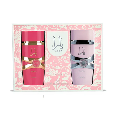 Set Lattafa Yara EDP 100 ML + Yara Candy EDP 100 ML Mujer