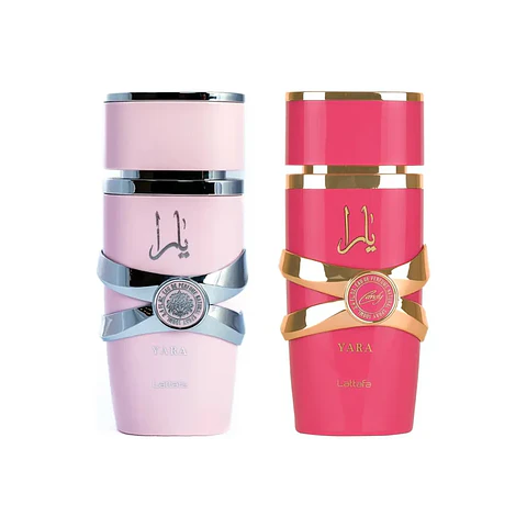 Set Lattafa Yara EDP 100 ML + Yara Candy EDP 100 ML Mujer