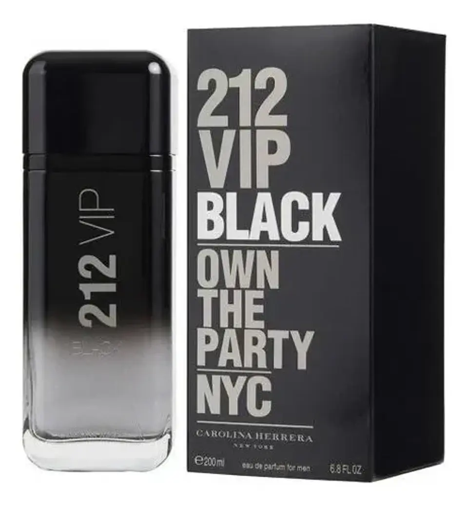 Carolina Herrera 212 Vip Black 200ml Hombre 1