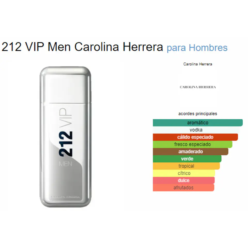 Carolina Herrera 212 Vip Men 100ml Hombre 3