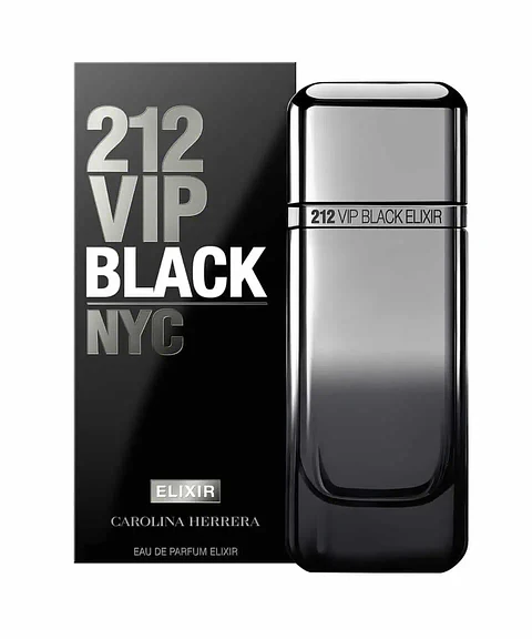 Carolina Herrera 212 Vip Black Elixir Hombre