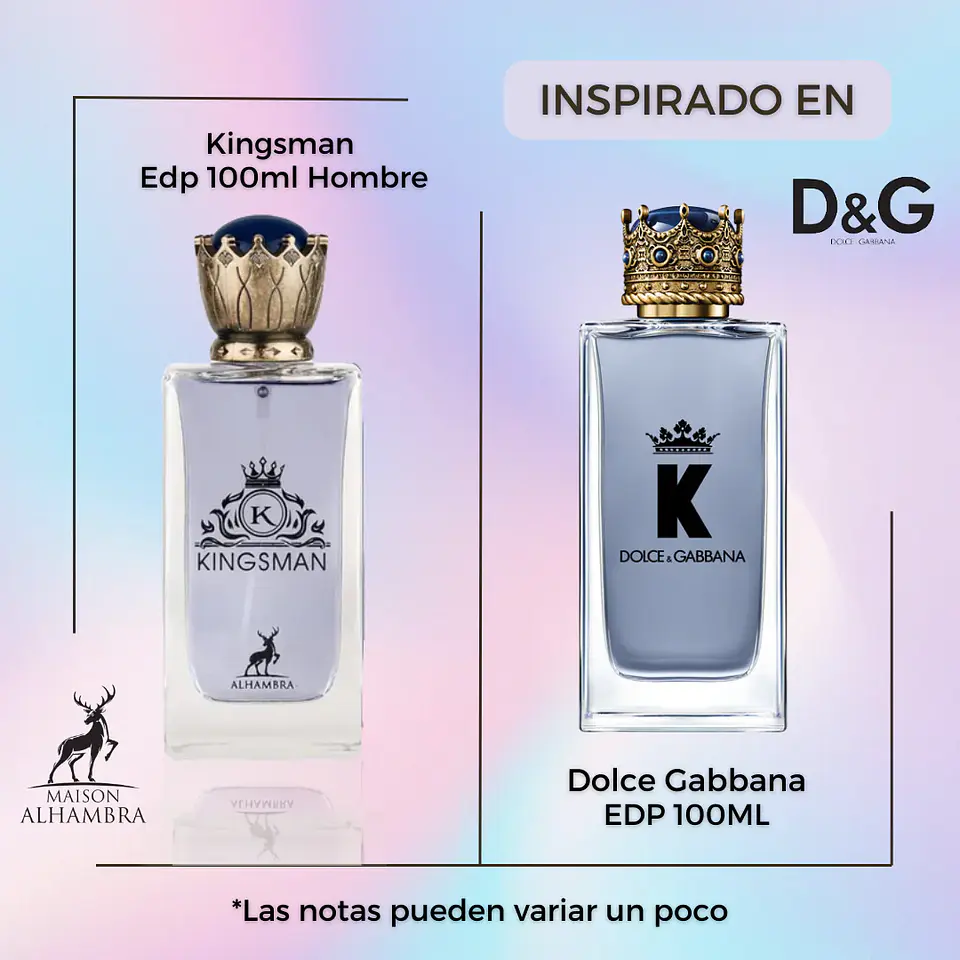 Maison Alhambra Edp Kingsman 100ml Hombre (Dupe Dolce &Gabbana King) 3