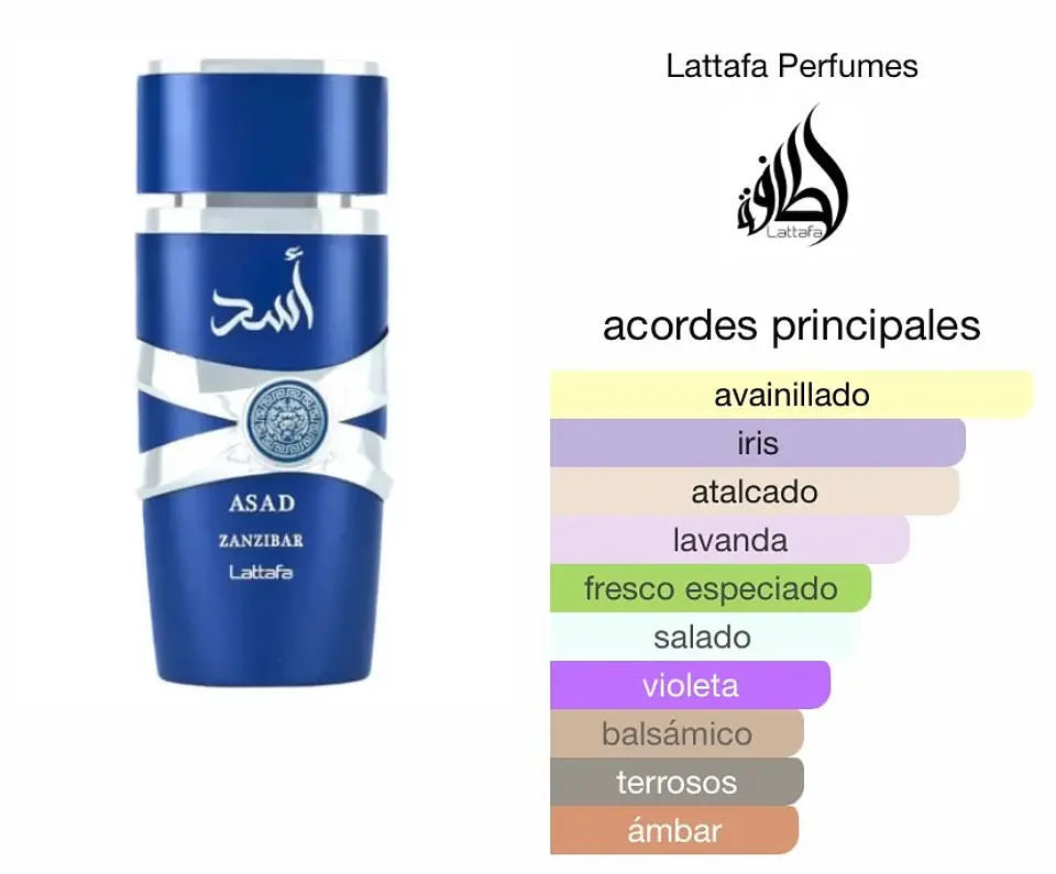 Lattafa Asad Zanzibar Eau de parfum 100ml Hombre 3
