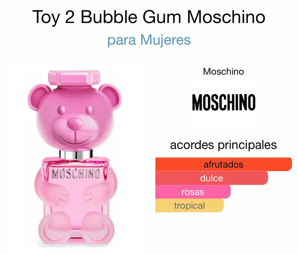 Moschino Toy 2 Bubblegum Edt 100ml Mujer 3