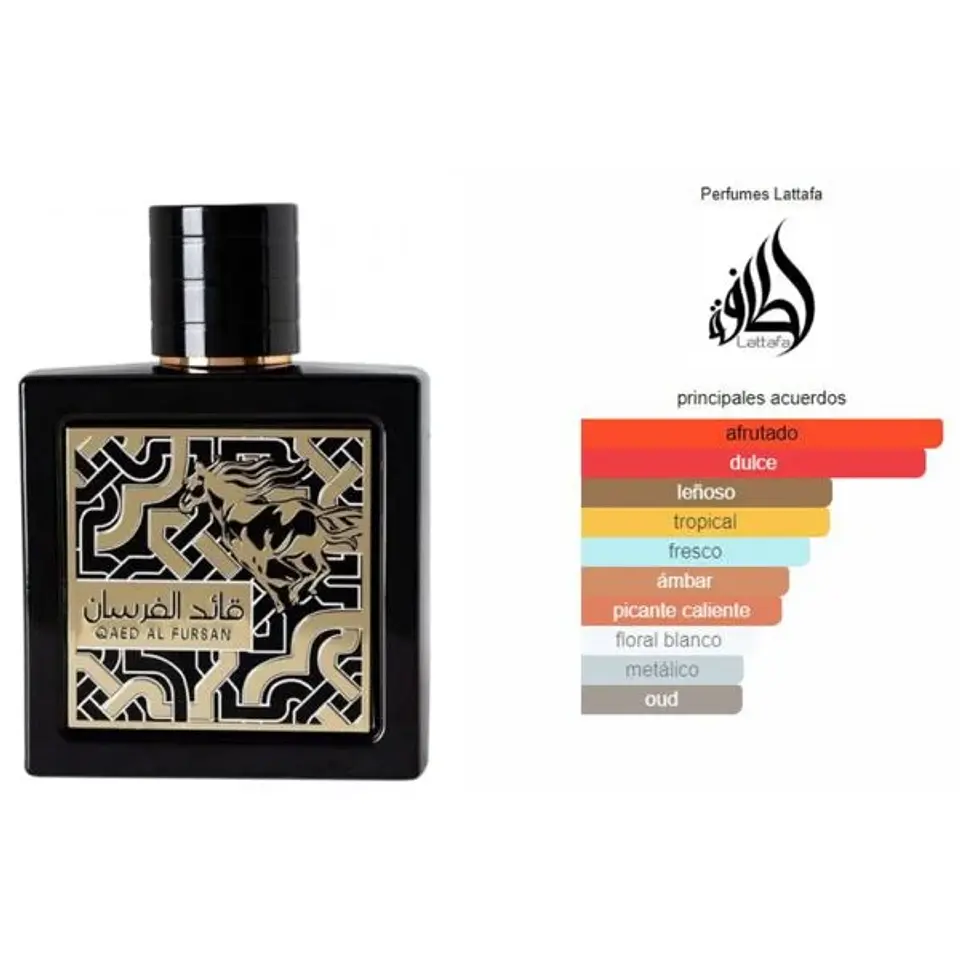 Lattafa Qaed Al Fursan Unisex EDP 90ml Hombre 3
