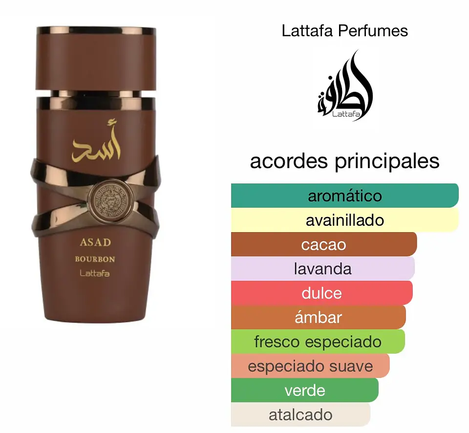 Lattafa Asad Bourbon 100ml Hombre 6