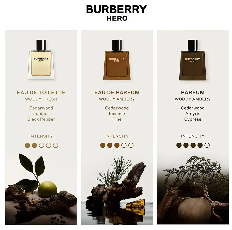 Burberry Hero Parfum 100 Ml Hombre 3