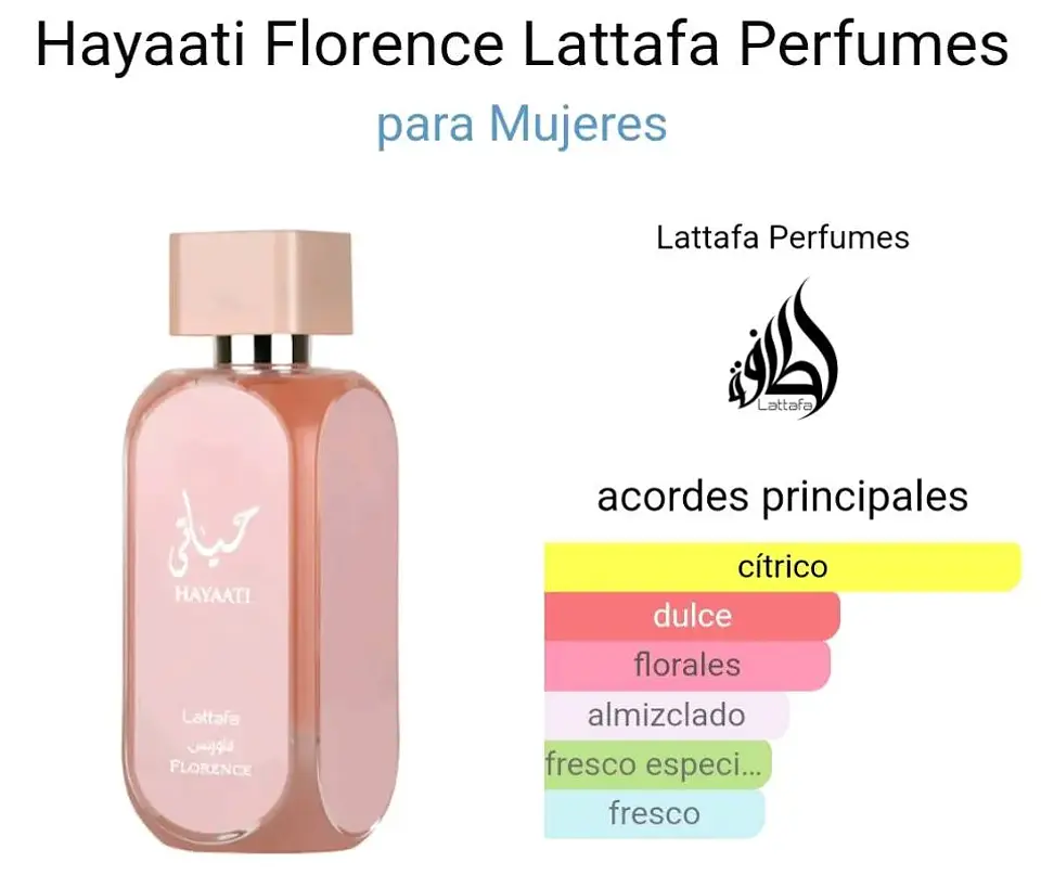 Lattafa Hayaati Florence 100ml Mujer 3