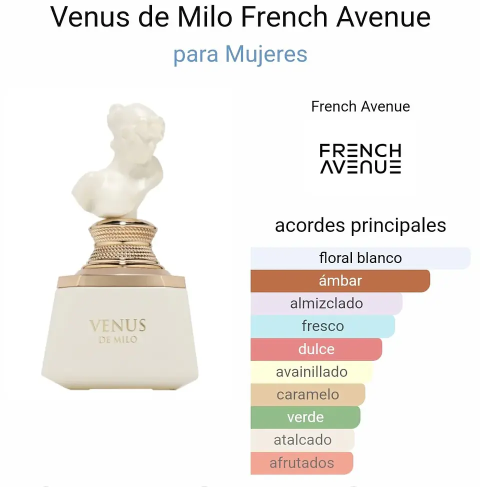 French Avenue Venus De Milo 100ml Mujer 3