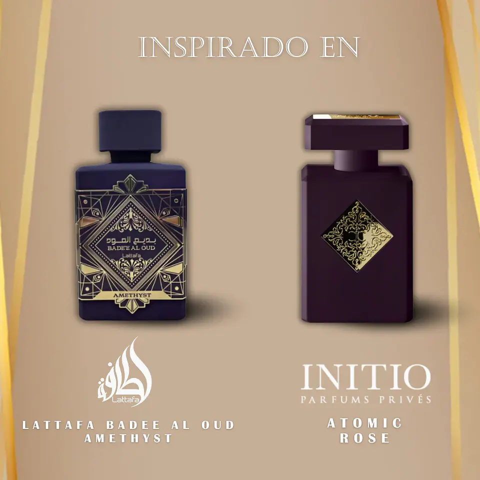 Lattafa Badee Al Oud Amethyst Edp 100ml Mujer  4