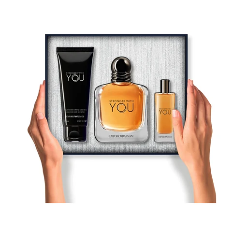 Armani Set Stronger White You 100ml+75ml+15ml Hombre