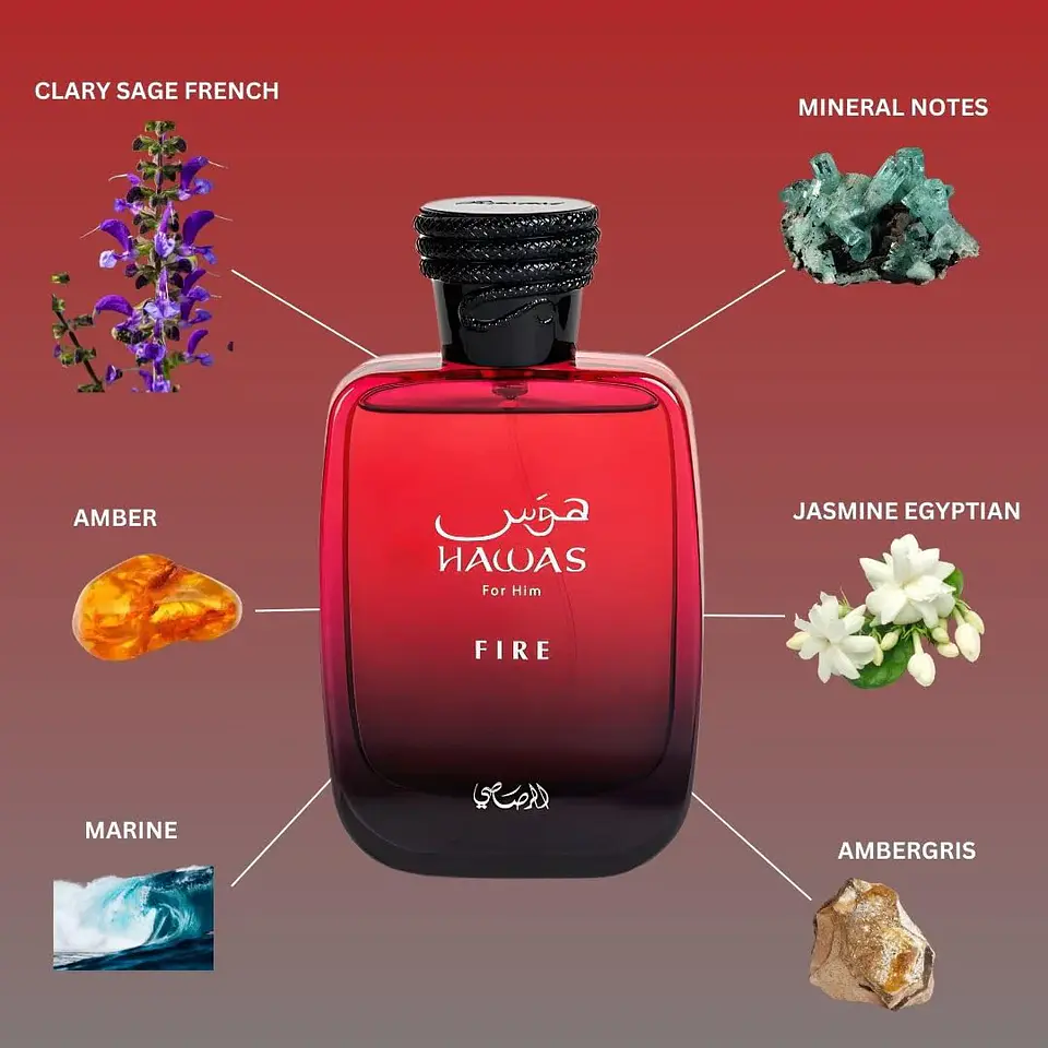 Rasasi Hawas Fire 100ml hombre 3