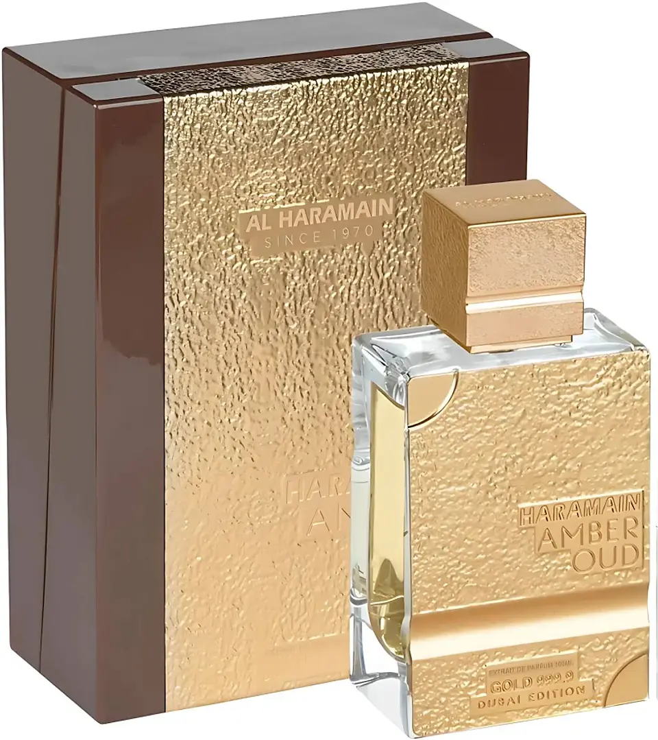 Al Haramain Amber Oud Gold 999.9 Dubai Edition Extracto De Perfume 100ml Hombre 1