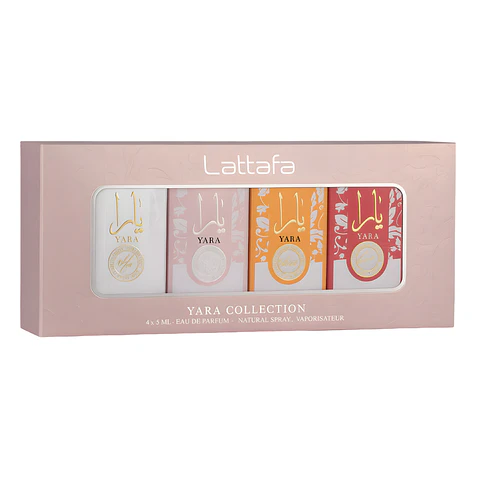 Lattafa set Miniaturas Collection Yara x4 5ml Mujer