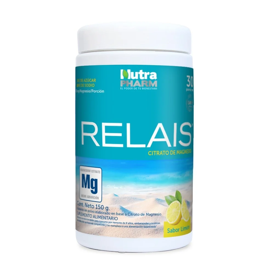 NUTRAPHARM RELAIS CITRATO MAGNESIO PVO. LIQ. 150 ML 1
