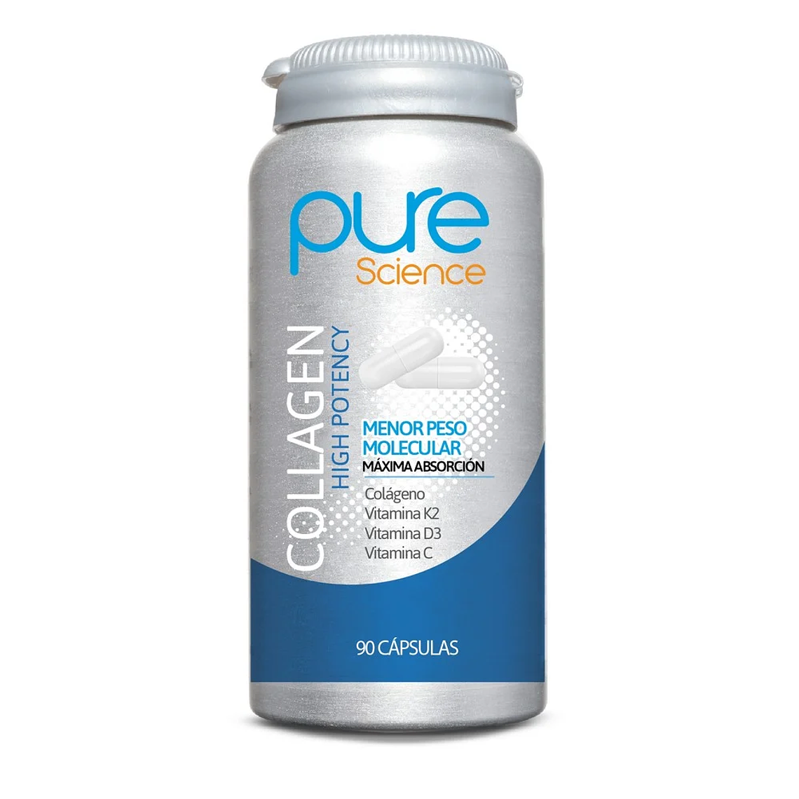 PURE SCIENCE UP COLAGENO ALTA POTENCIA CAP. 90 1