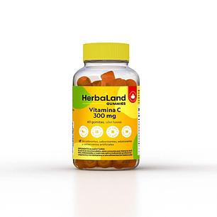 HERBALAND VIT C. GOMITAS NARANJA 300 MG. 60