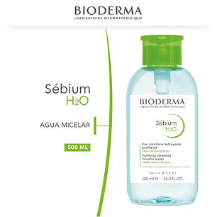 SEBIUM H2O MICELAR POMP. 500ML
