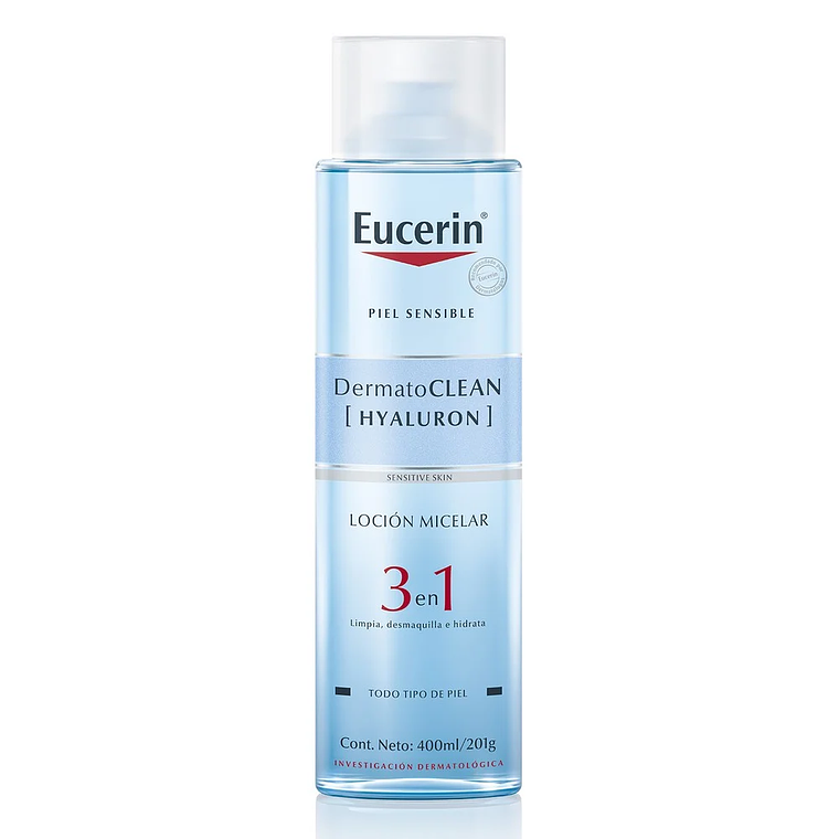 EUCERIN DERMATO CLEAN LOCION MICELAR 3X1 400 ML. 1