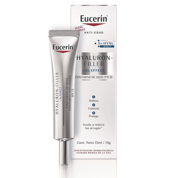 EUCERIN HYALURON FILLER 3XEFFECT CR. OJOS 15 ML. 1