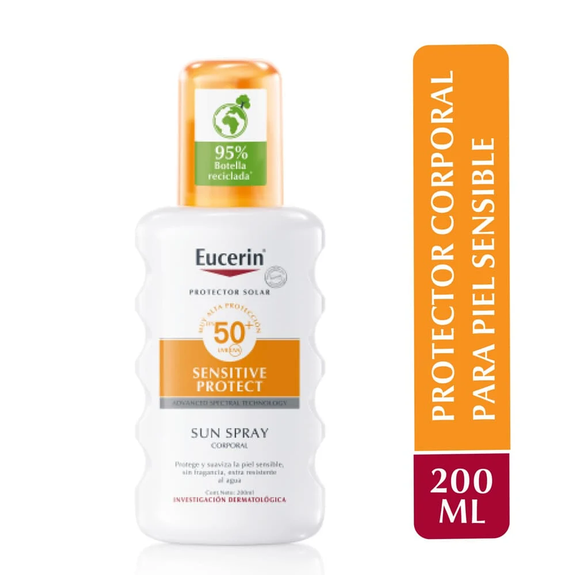 EUCERIN SUN BODY SENSITIVE SPRAY FPS 50+ 200 ML. 1