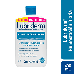 LUBRIDERM Crema Corporal Humectación Diaria 400 ml